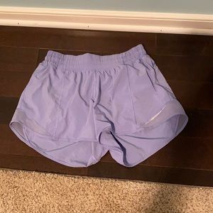 Lululemon purple running shorts
